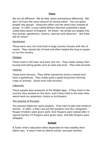 Tudor timeline image