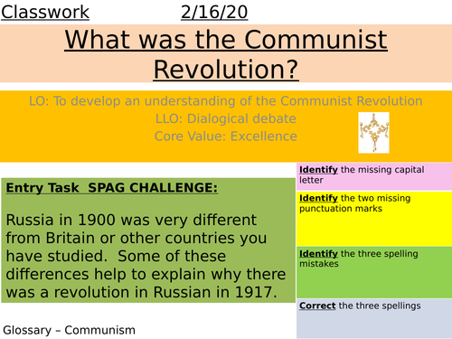 Communist Revolution Russia