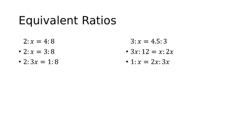 Quadratic Equations and ratio