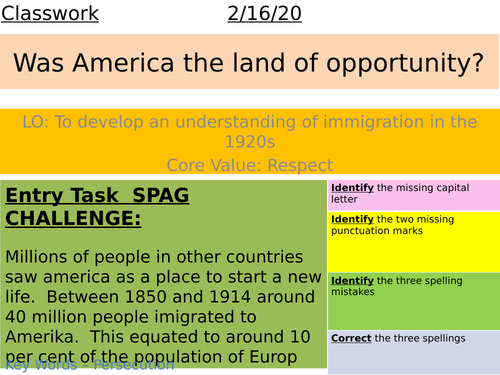 immigration in the 1920s essay