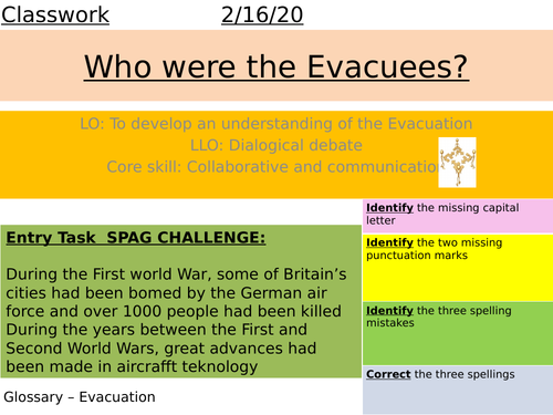Evacuation - WWII