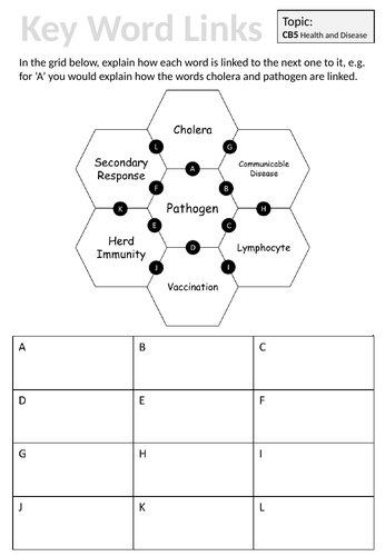 Edexcel CB5 Keyword Links Revision