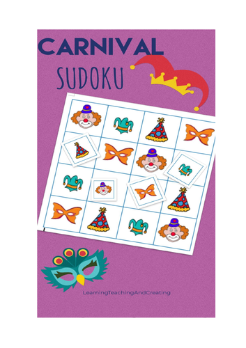 CARNIVAL  SUDOKU KINDERGARTEN GAME