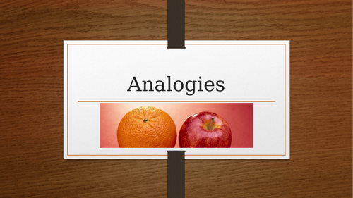 Arguments by Analogy