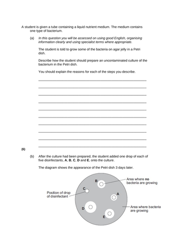 AQA Biology Mock Paper 1