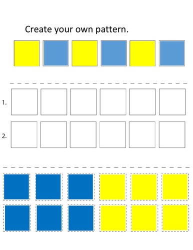 Teaching preschoolers about patterns