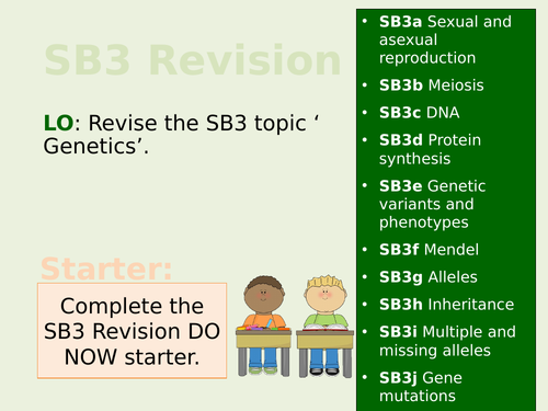 Edexcel SB3/CB3 Teacher Led Revision Lesson