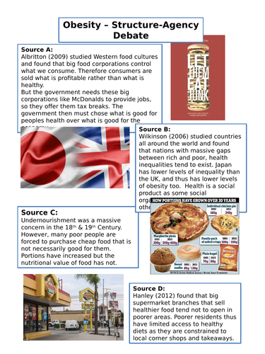 Geography of Food - Obesity Lesson