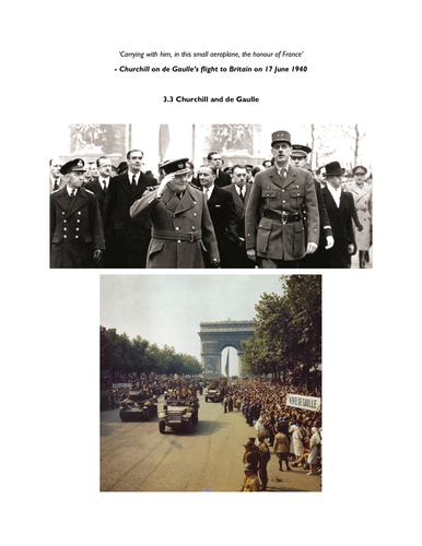OCR Churchill and de Gaulle (teacher notes)