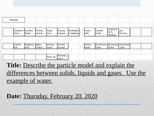 KS3 Science. Matter