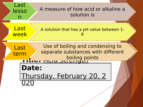 KS3 Science. Chemical reactions