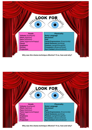 Drama Audience Cards