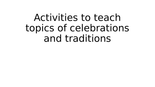 Les Fêtes various activities