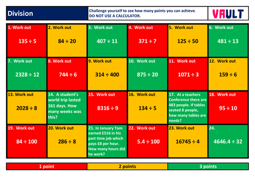 Multiplication and Division Bundle