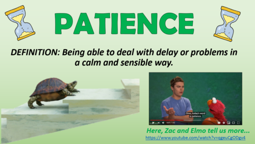 Patience Assembly! | Teaching Resources