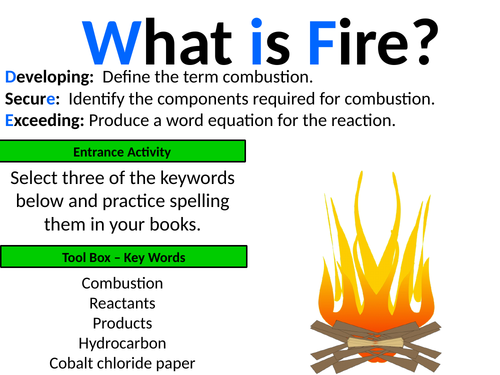 Exploring Science 8E Combustion