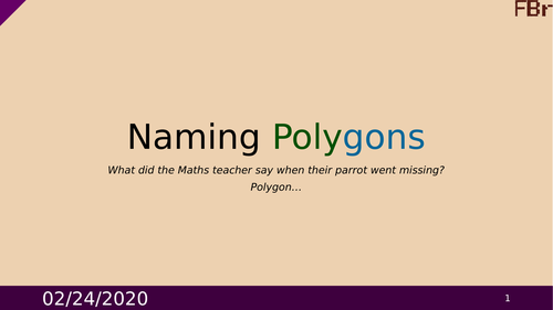 Naming Polygons