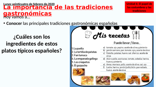 La importancia de las tradiciones gastronomicas