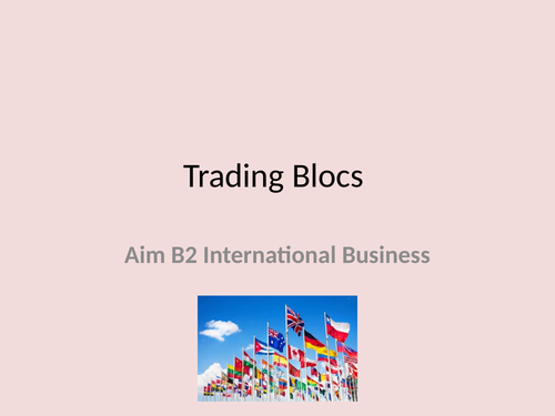 Trading Blocs