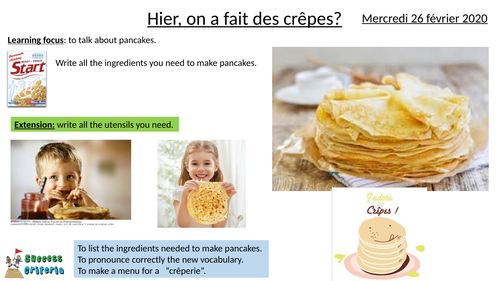 Les crêpes