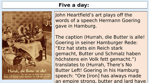 A level History: Economic recovery under the Nazis