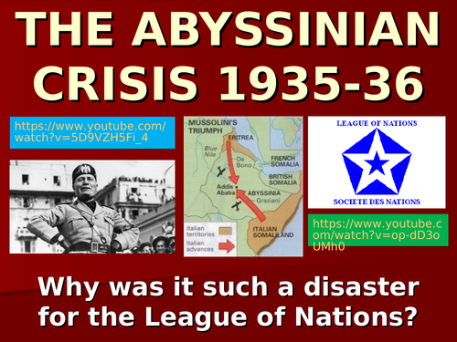 The Abyssinian Crisis, 1935-36