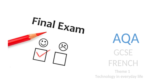 French GCSE revision cheatsheets: Ιnternet and social media