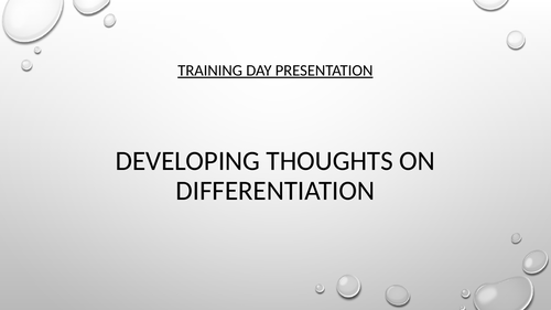 Differentiation PowerPoint