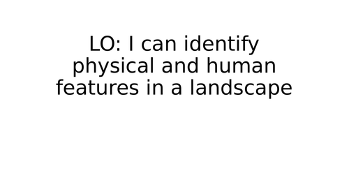 Flight to Kenya  (human and physical features)