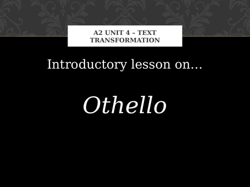 Introducing Othello - 49 slides