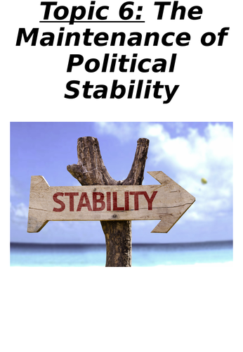 OCR Tudor Rebellions Political Stability BUNDLE