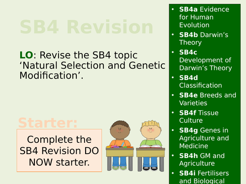Edexcel SB4/CB4 Teacher Led Revision Lesson