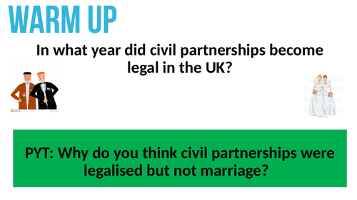 Family Law - Civil Partnerships - Unit 4 Applied Law