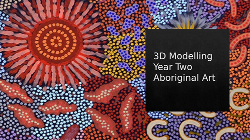 3D modelling Aboriginal Art