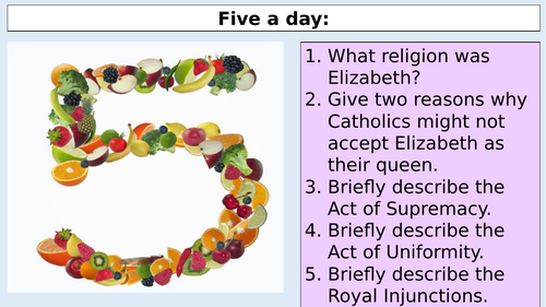 GCSE Elizabeth Spain and the Netherlands