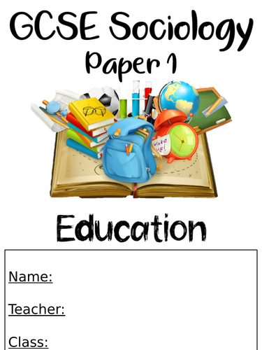 Education Key Thinker Work Booklet