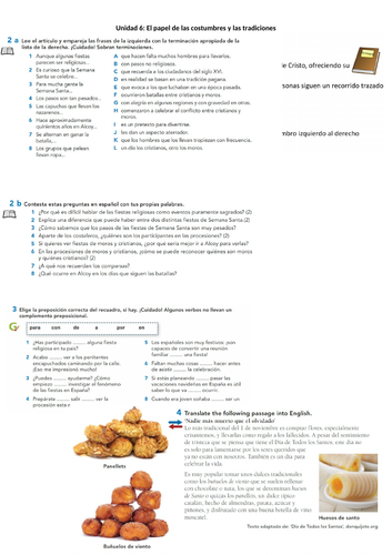 Fiestas religiosas en Espana