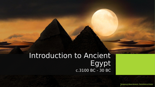 Introduction to Ancient Egypt