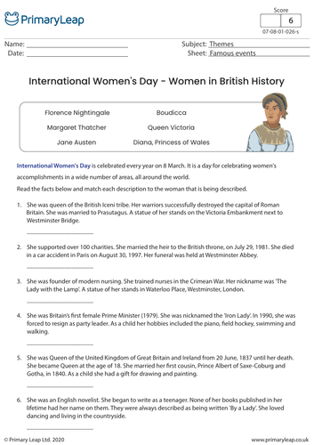 International Women's Day - Women in History