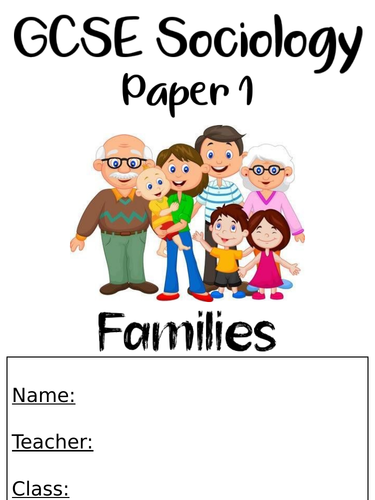 Families Key Thinker Work Booklet