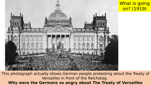 Why did the Germans hate the Treaty of Versailles?