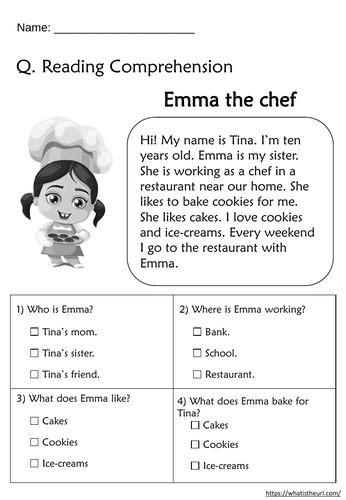 Reading Comprehension Worksheets for Grade 2 | Teaching Resources
