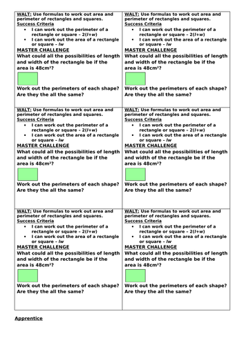 Year 6 Maths Mastery: Measures, Area & Perimeter