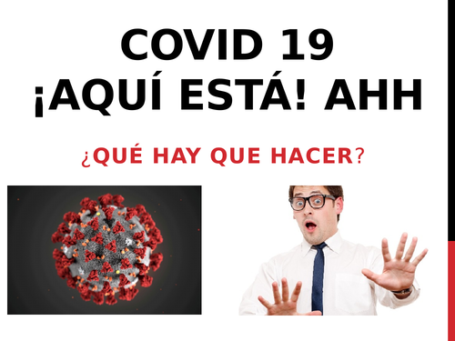 COVID 19 Coronavirus HAPS MAPS LAPS Spanish