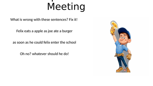 Grammar Meeting Powerpoint