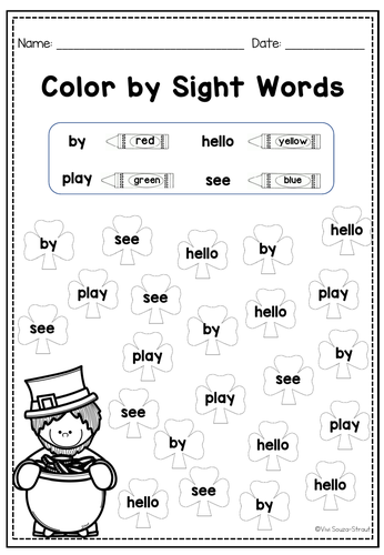 Color By Sight Words | Teaching Resources