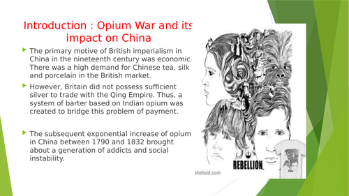 China andImperialism: the Opium War , causes and consequences.