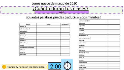 Year 11 revision -school