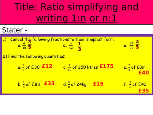 GCSE Maths - Ratio (ALL topics covered) - Complete revision foundation
