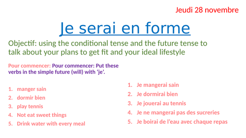 Je serai en forme Studio 3 Rouge